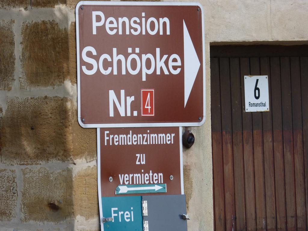 Pension Schöpke Bad Staffelstein Exteriör bild